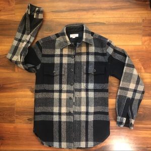 Wallace and Barnes Thick Wool Shirt Jacket